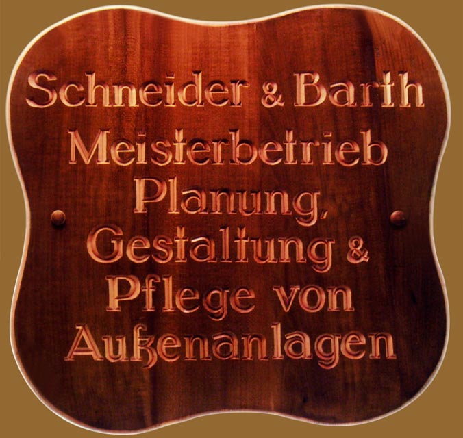 Firmenschild 